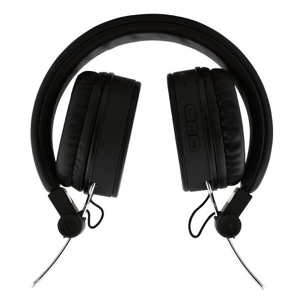 STREETZ Bluetooth Kopfhörer faltbar bis zu 22Std Spielzeit AUX Kabel, schwarz, HL-BT400