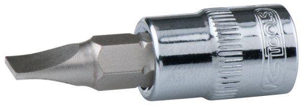 KS Tools 1/4" CHROMEplus Bit-Stecknuss Schlitz, 7mm, 918.1491