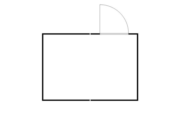 FLADAFI Materialcontainer-Kombination MC 1340, verzinkt, zerlegt, ohne Boden, Einflügeltür auf der 4 m Seite, F13430104
