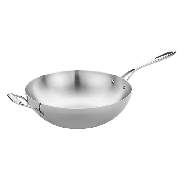 Vogue Tri Wall Wok 305mm, solide 2,7 mm dicke Wände, Y261