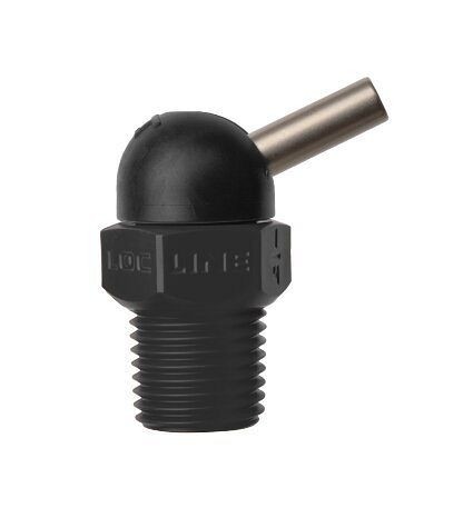 Loc-Line Hochdruckdüse CD 1/4", D=4,1mm, L=12,7mm, a=70° schwarz, L72074S