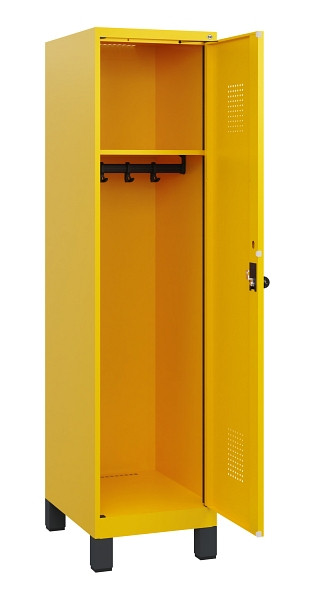 C+P Spind Evolo PLUS, Füße, 1 Abteil, 1630x400x500mm, 1023/1023, Drehriegel, 0490105-12 S10027