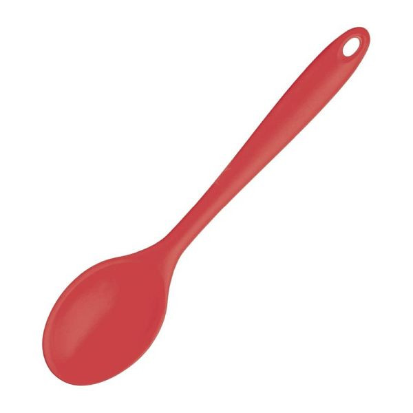 Vogue Silikon Kochlöffel rot 27cm, GL350, 5050984579004