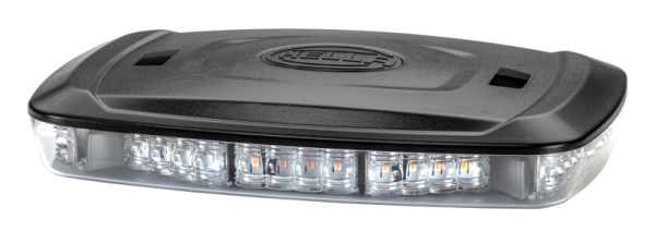 HELLA LED-Warnleuchte - Micro Lightbar - 12/24V - gelb - Schraubanschluss - Kabel: 500mm - Anbau, 2RL 014 566-001