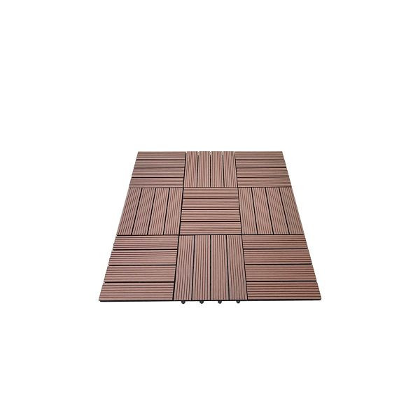 HOME DELUXE WPC Holzfliesen BAVARO Hellbraun 11 x 1 m², 7405