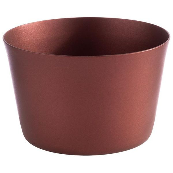 APS Schale -LEVANTE-, Ø 8,5 cm, Höhe: 5,5 cm, Edelstahl, Farbe: kupferrot, 0,2 Liter, 40708