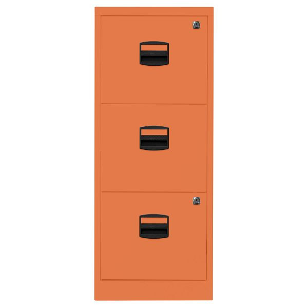 Bisley Home Hängeregistraturschrank PFA, 3 HR-Schubladen, 603 orange, PFA3F603