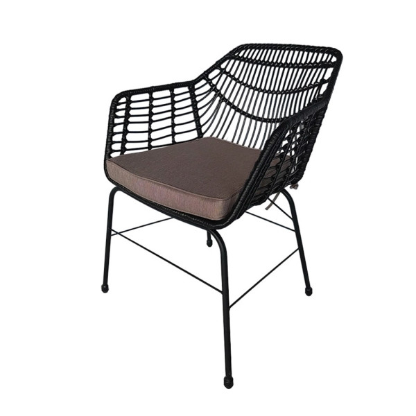 HOME DELUXE Gartenstuhl inklusive Sitzkissen TARA 4er Set, 59261