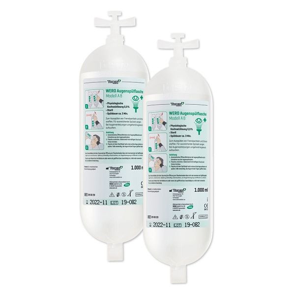 WERO Augenspülflasche Modell A8, VE: 2 x 1000 ml, 280029