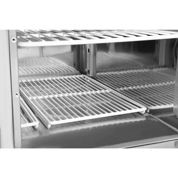 Polar G-Serie 3-türige Pizzakühltheke mit Vitrine 436L, GH267
