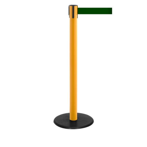 Stein HGS Personenleitsystem -P-Line Famous-, gelb, dunkelgrün, mit Gurtendstück (Standard), Gurtlänge: 2,3 m, 12801-1002