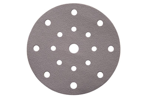 Mirka Schleifscheibe Q.SILVER 150mm Grip 17-fach gelocht, P80, VE: 100 Stück, 3667909980