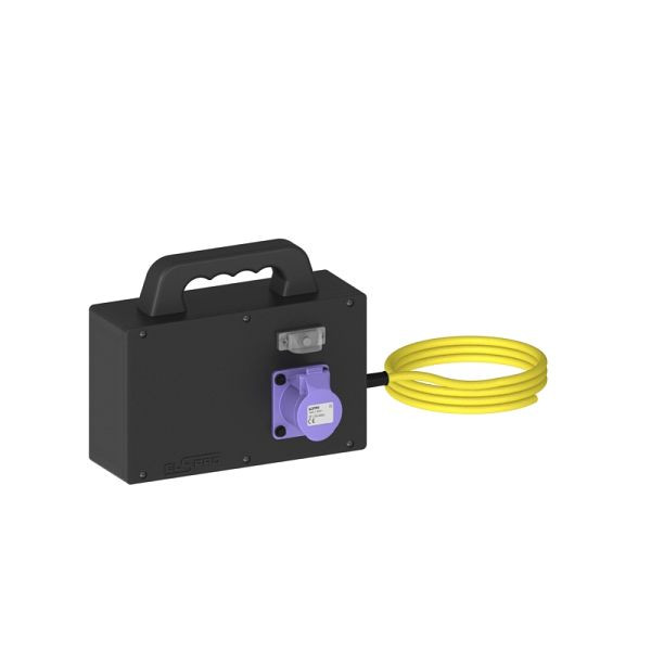 ELSPRO Mobiler Sicherheitstransformator HILDEN, 350 VA, Steckdosen: 1 CEE 24 V 16 A 2 p, 3380186