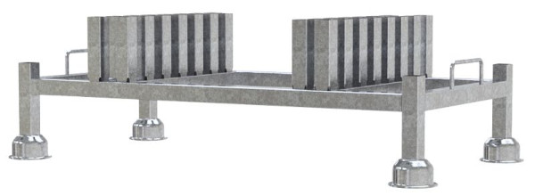 Schake Schildermagazin, verzinkt, Außenmaße: 1192x652x365mm, 50191