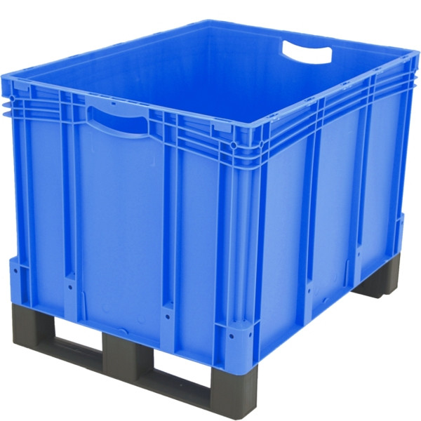 BITO Eurostapelbehälter XL Deckel/Kufe /XL 86521DKufe 800x600x520 blau, Doppelboden Kufe, C0292-0066