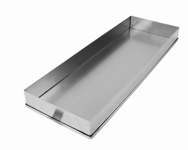 Schneider Schnittkuchenblech aus Aluminium 2 teilig, 580 x 200 x 50 mm, Boden und Backrahmen, 995880