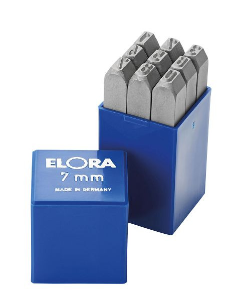 ELORA Schlagziffern-Satz, 9-teilig, 400Z-20 mm, 0400000200000
