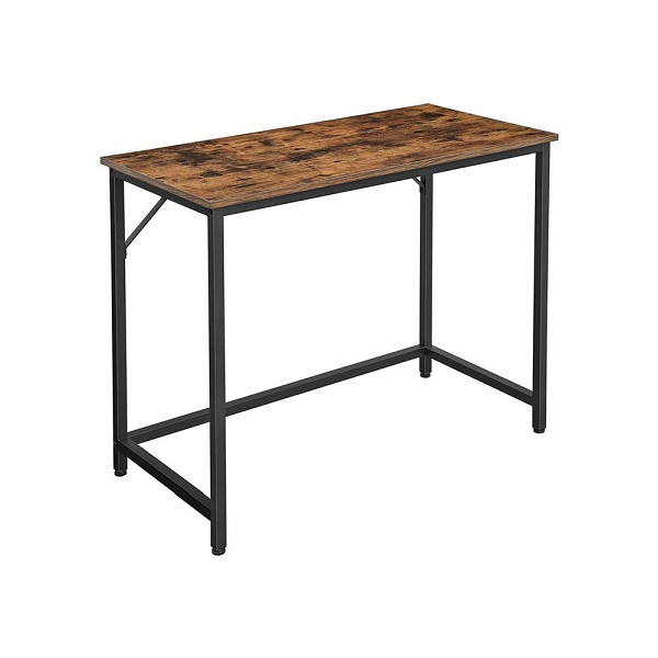 VASAGLE Computertisch, Vintagebraun-Schwarz, 50 x 100 x 75 cm, B34LWD41X