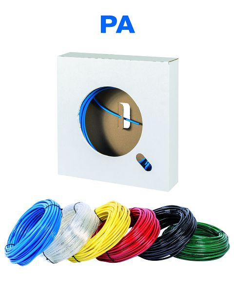 Prevost Polyamidschlauch im Karton (25 m), Ø Innen/Außen= 2 x 4 mm, Farbe= Blau, PAMBE 020425