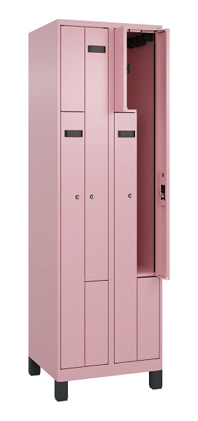 C+P Z-Spind Evolo PLUS, Füße, 4 Fächer, 1950x600x500mm, 3015/3015, Zylinderschloss, 049013-204 S10048