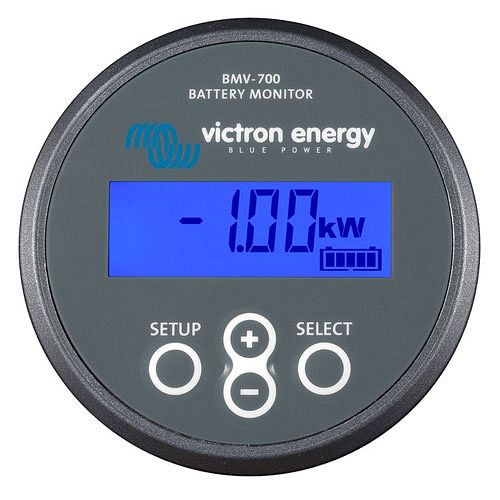 Victron Energy Batterie Monitor BMV-700, inkl. Shunt 500A / 50 mV und Kabel, 8-04-001155, BAM010700000R