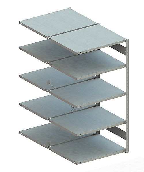 Meta CLIP 230 DAR 2000x1000x800 mm, RAL 7035, Bodenanzahl: 2 x 5, 20070705