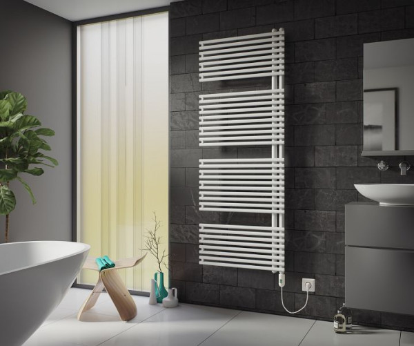 Ximax Elektrischer Handtuchwärmer Helene 1789 mm x 600 mm 900 Watt Typ 2 Weiß RAL 9003, 12795