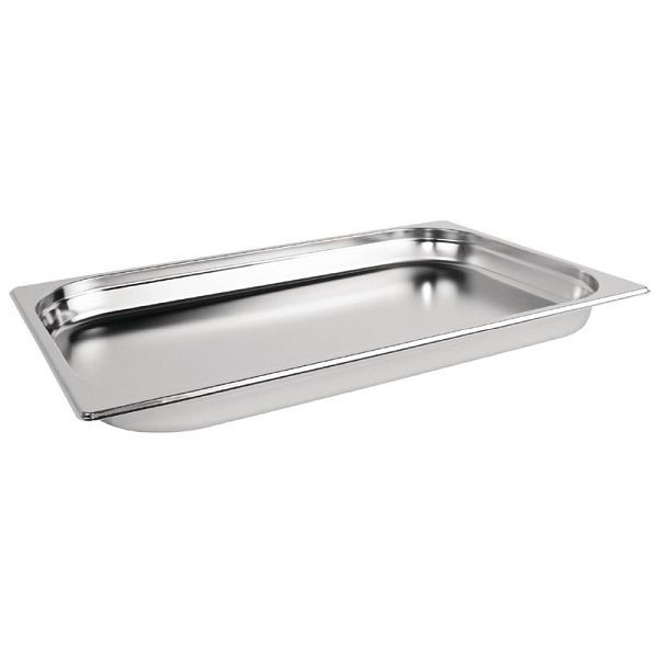 Vogue GN-Behälter Edelstahl 4cm GN1/1, für Kühlschränke, K994