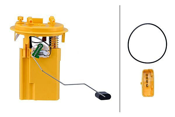 HELLA Tankgeber, elektrisch, 4-polig, mit Dichtung, ohne Förderpumpe, 8TF 358 303-991