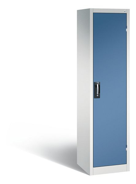 C+P Werkstattschrank, H1950xB502xT500 mm, Lichtgrau/Fernblau, 8901-05 S10049