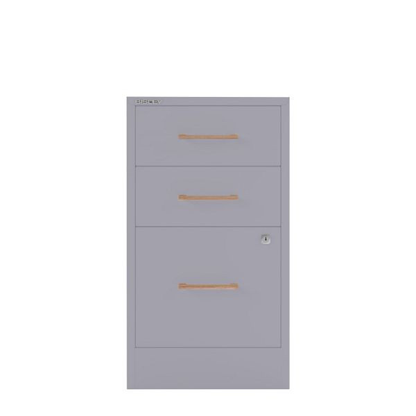 Bisley Home Filer, 2 Universal-, 1 HR-Schublade, Eichengriff, 656 lilac, PFA3OH656