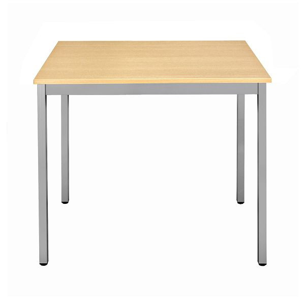 Bisley Mehrzwecktisch, Breite 700 mm, Tiefe 600 mm, 19mm Tischstärke, 399 chrom x BC buche, MT0706BC399
