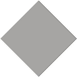 Moedel Trägermaterial für Gefahrzettel, Alu, 300x300 mm, 55653