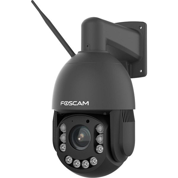 FOSCAM SD4H 4 MP Dualband WLAN PTZ Dome Überwachungskamera mit 18-fachem optischem Zoom (schwarz), fsd4hs