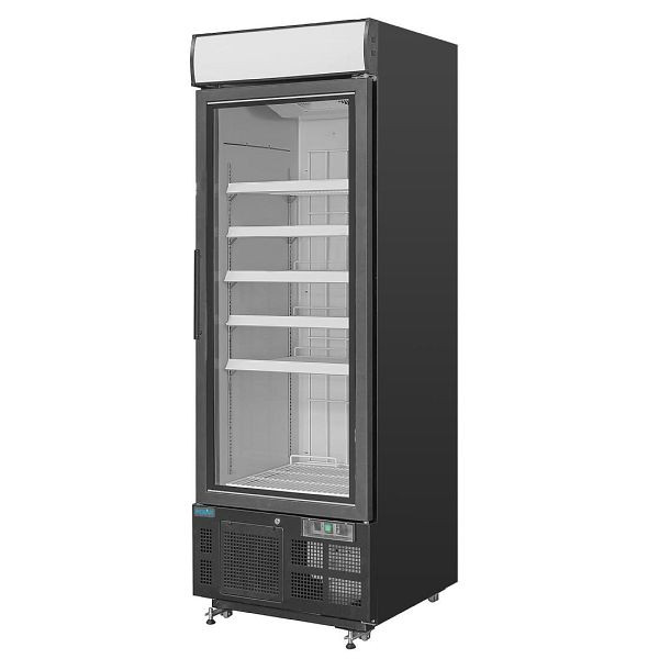 Polar G-Serie Gefrierschrank mit Sichtfenster 412 Liter Schwarz, GH428