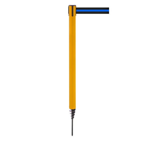 Stein HGS Personenleitsystem -P-Line Outside-, gelb, schwarz/blau/schwarz waagerecht (gestreift), mit Sicherheitsverschluss (selbstlösend), 37688-0702