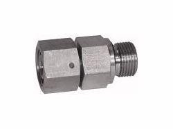 Riegler Einstellbare gerade Einschraubverschraubung mit Dichtkegel, 112311