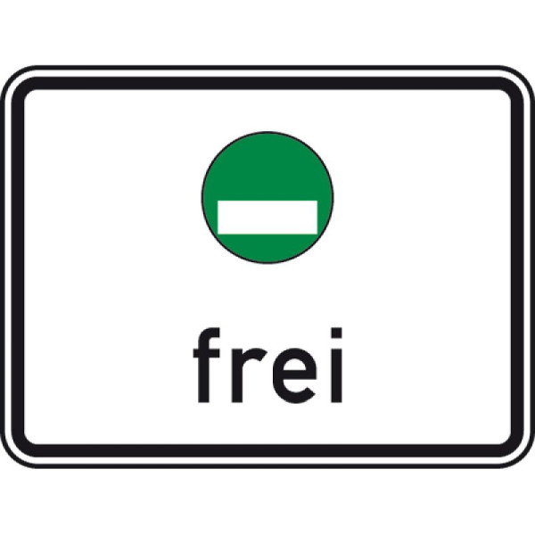 Stein HGS Freistellung vom Verkehrsverbot nach § 40 Abs. 1 des Bundes-Immissionsschutzgesetzes. Grüne Plakette frei, Nr. 1031-52, 450x600mm /RA2/Flachform 3mm, 1031-52-123