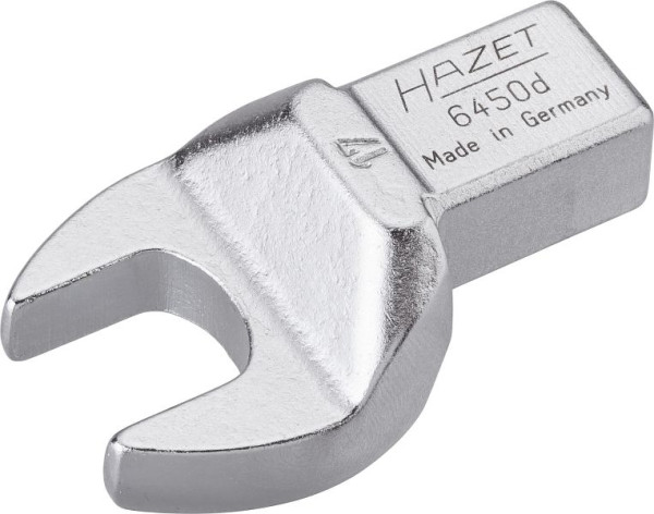 Hazet Einsteck-Maulschlüssel, Einsteck-Vierkant 14 x 18 mm, Außen-Sechskant Profil, 17 mm, 6450D-17