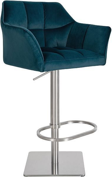 CLP Barhocker Damaso E Samt, grün, 321944, 4251756488260
