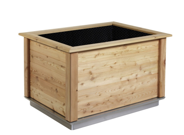 KGT Holz-Hochbeet Woody 130, natur, 0.99 x 1.31 x 0.79 m, 16000010