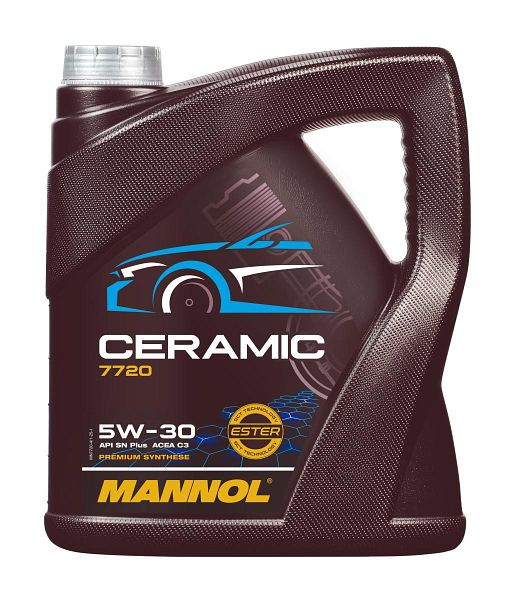 MANNOL Premium-Motorenöl 7720 Ceramic 5W-30, VE: 4 l, MN7720-4