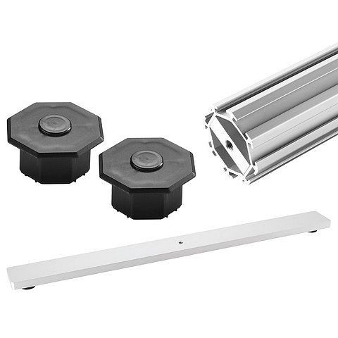 Magnetoplan Achtkant-Säule, Größe: 1800 mm, Inhalt: flacher Fuß, 110753