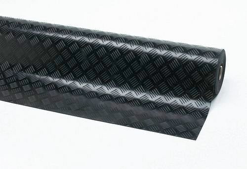 DENIOS Gummi-Anti-Rutsch-Läufer, öl-beständig, 140 cm x 10 m, schwarz, 165098