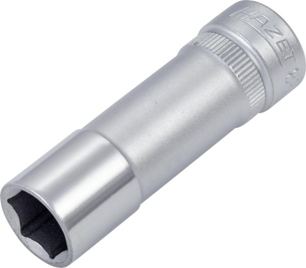Hazet Steckschlüsseleinsatz, Sechskant, Vierkant hohl 10 mm (3/8 Zoll), 11 mm, Lange Ausführung Mit Rändelung, 880LG-11
