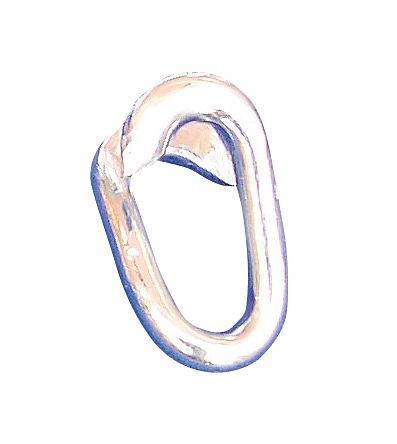 Schake Kettenglieder, Verbindungsglied, verzinkt und weiß beschichtet, 430_09BW