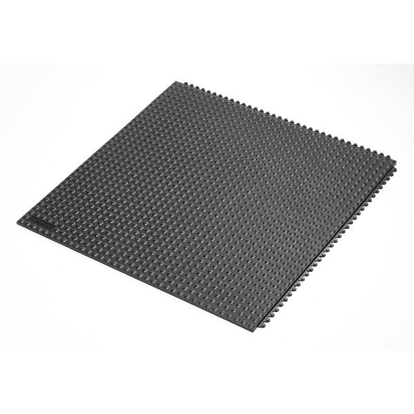 Notrax Skywalker HD Nitrile Arbeitsplatzmatten Ergonomie Anti- Ermüdung Trockene Bereiche Stecksysteme 462, Schwarz, 91cm x 91cm, 462S0033BL