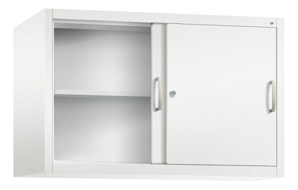 C+P Aufsatzschrank Acurado, H790xB1200xT500mm, Farbe: Verkehrsweiß, Bügelgriff, 2 OH, 2055-00 S10088