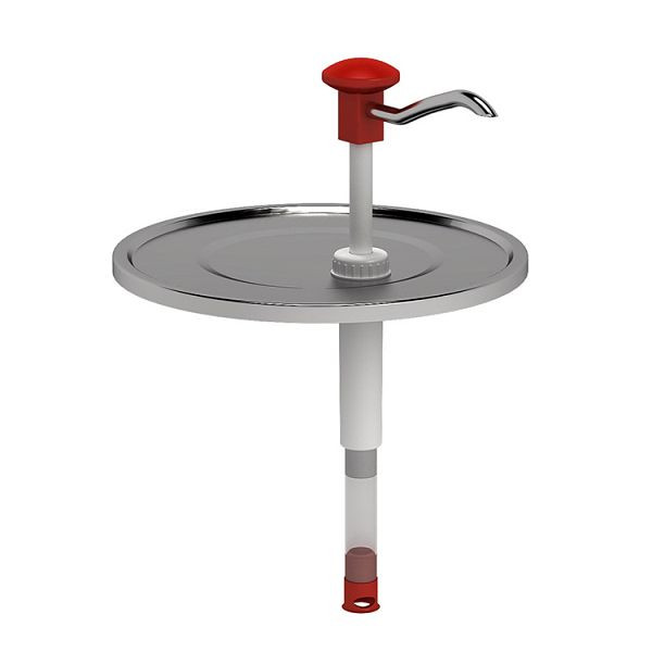 Gastro-Inox Edelstahldeckel mit Druckknopfbedienung, 10 Liter, 503.152