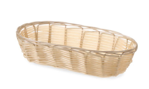 Hendi Brotkorb - oval, LxBxH: 225x110x60 mm, Polyrattan, 426708